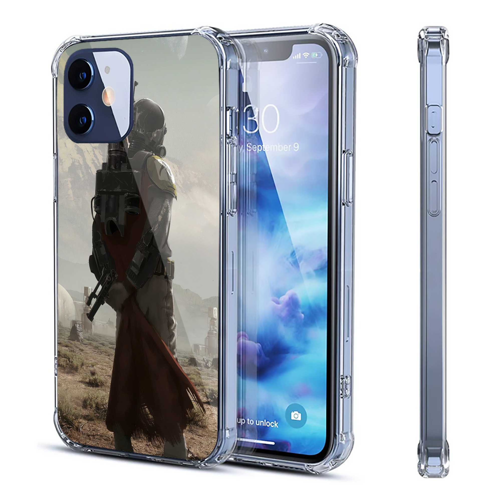 （画像用） スター・ウォーズ Star Wars 【iPhone 12シリーズ対応】透明スマホケース（クリアソフトケース）